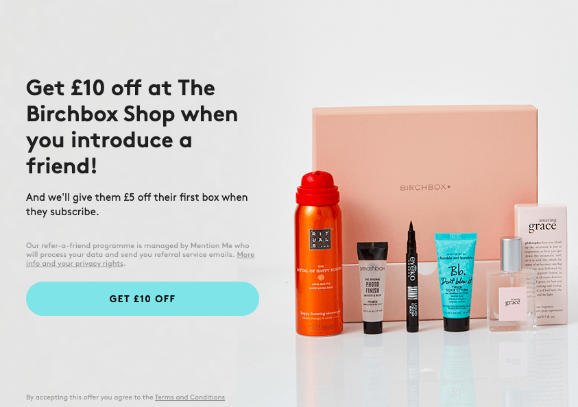 Birchbox referral programme