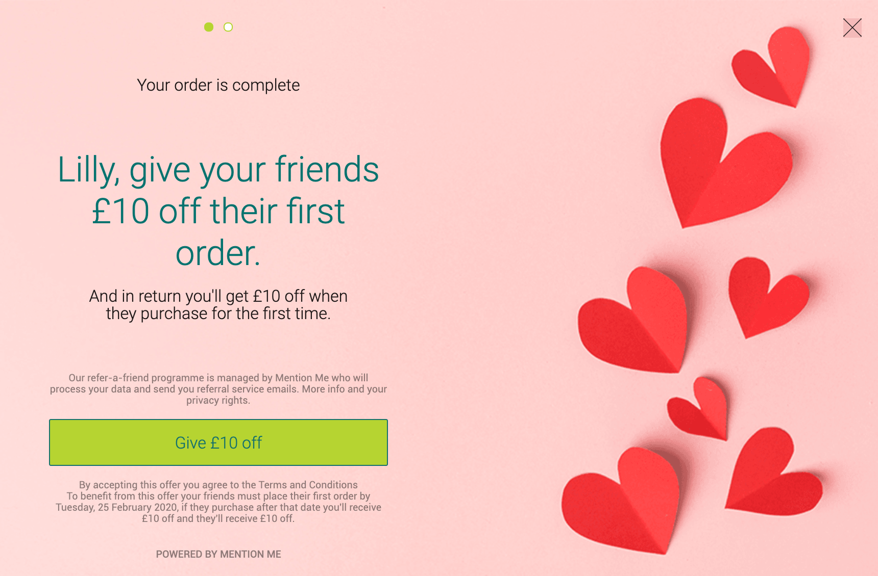 Cytoplan referral programme Valentines