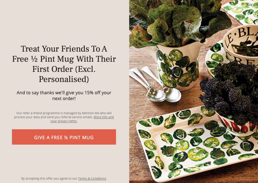 Emma Bridgewater referra programme