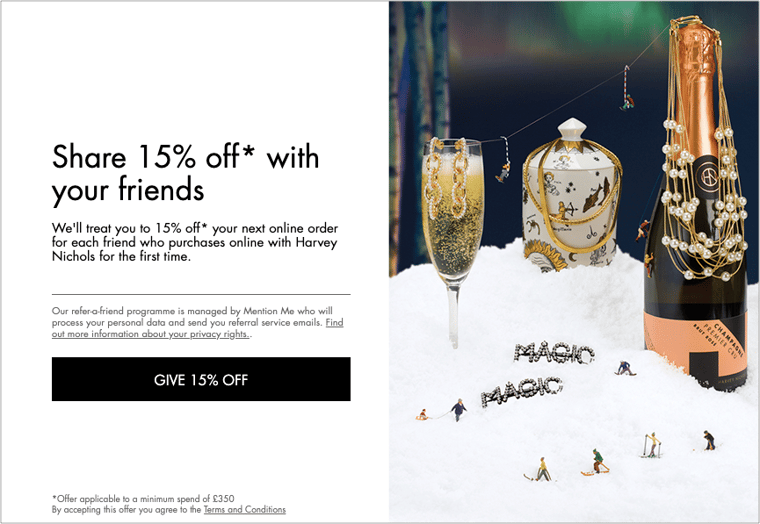 Harvey Nichols referral programme-1