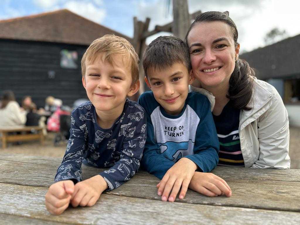 Anca, our Head of Product, enjoying a day out with her kids to celebrate her son's birthday