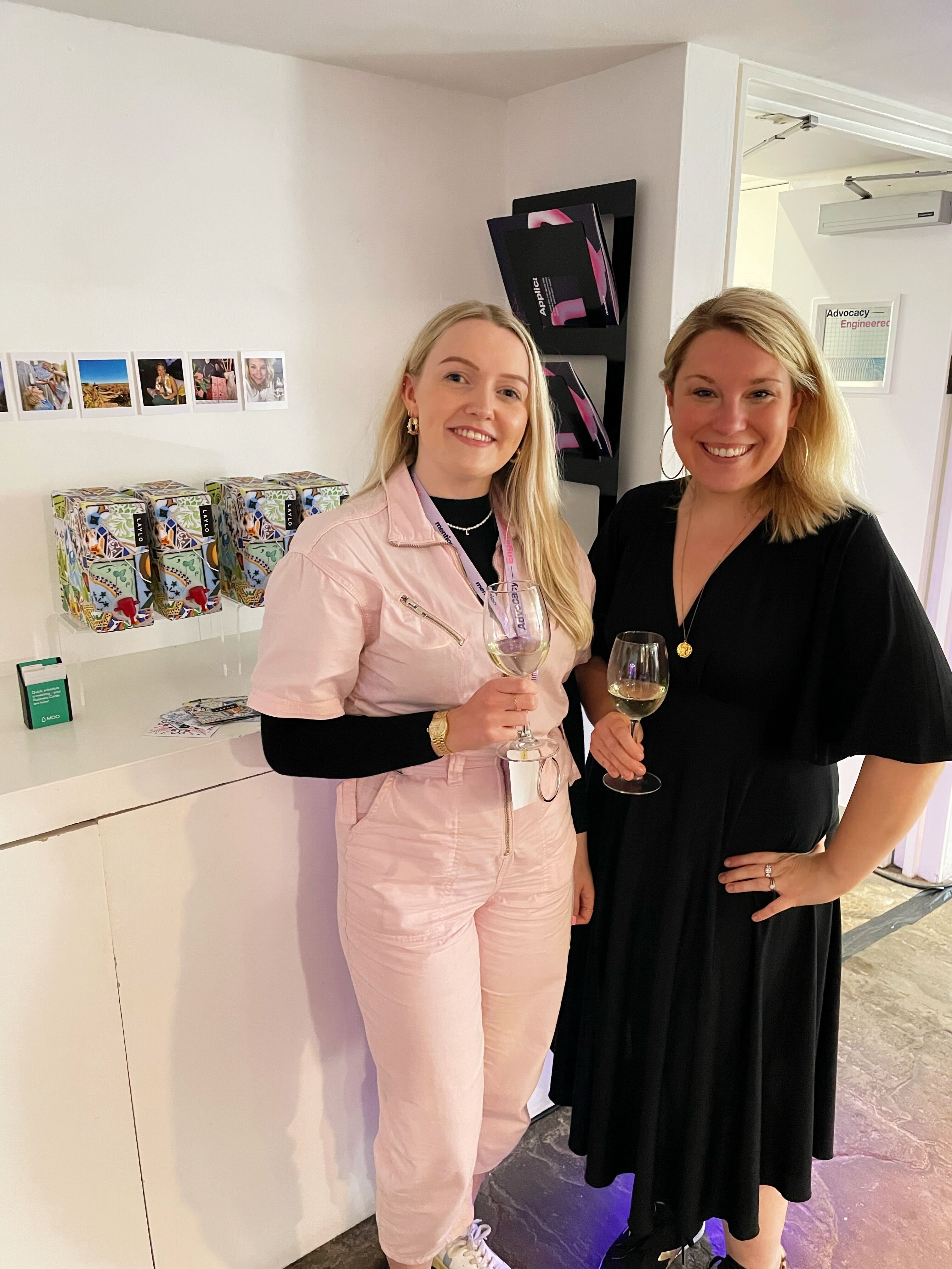 I raise a glass with Laura Riches, co-founder of  Laylo