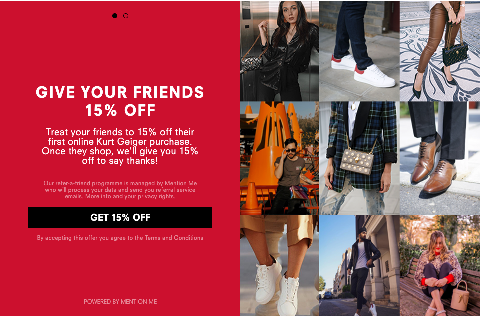 Kurt Geiger referral programme
