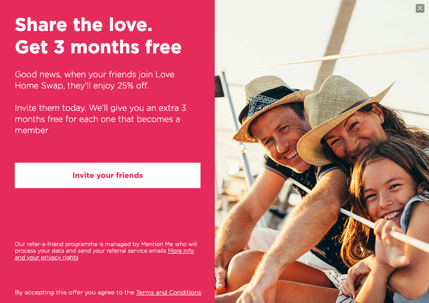 Love home swap referral