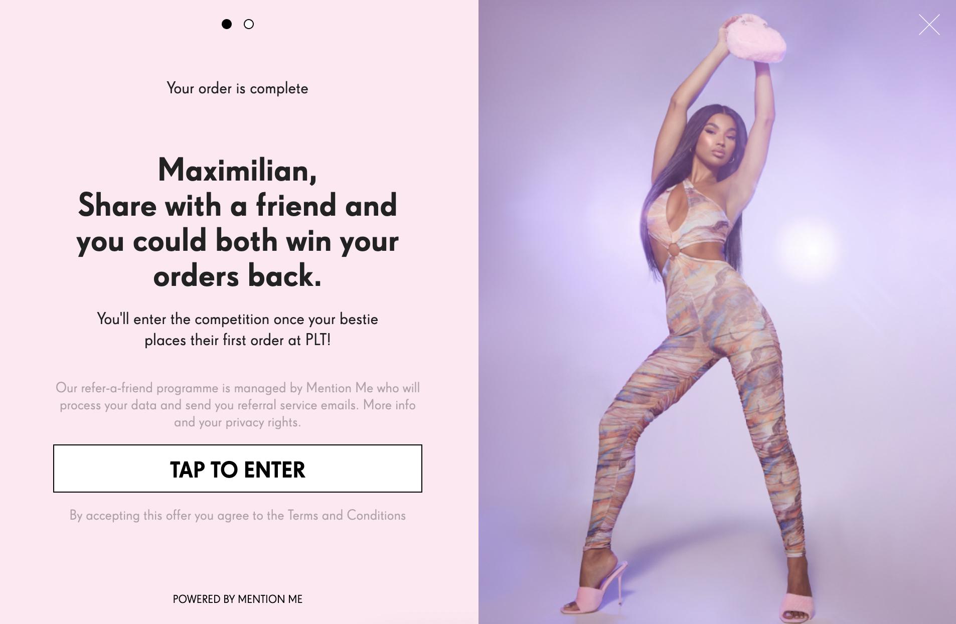 PrettyLittleThing celebrated "Pink Friday" with a referral competition