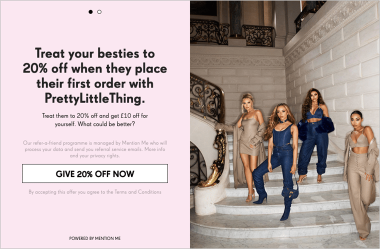 PrettyLittleThing referral programme1