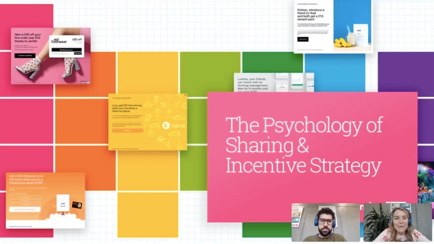 The psychology of sharing and incentive strategy webinar