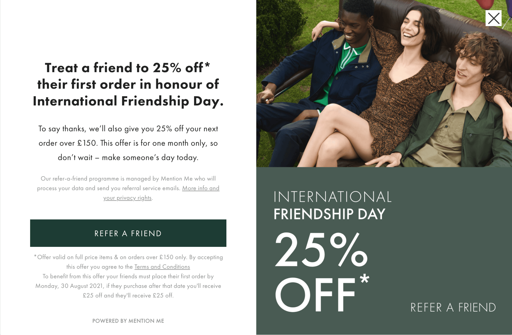 Ted Baker referral