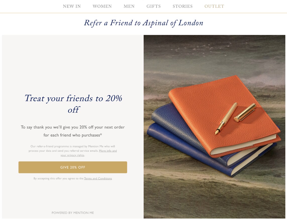 aspinal of london referral marketing