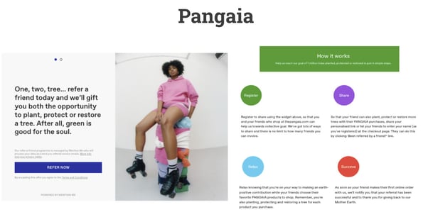 pangaia referral marketing