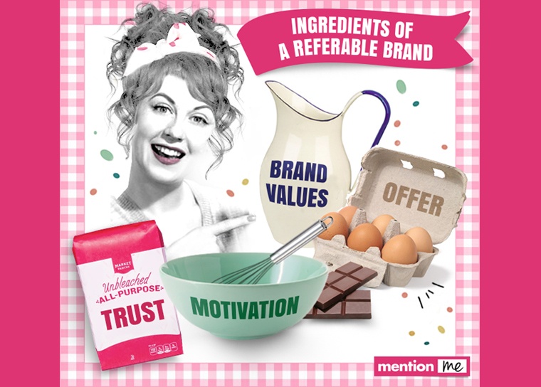 Attributes of a referable brand - marketing infographic