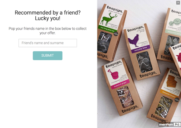 Teapigs referral programme