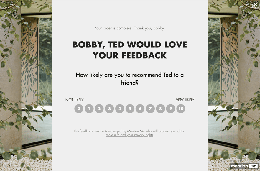 Ted Baker NPS Survey