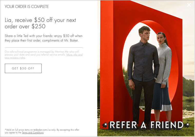 Ted Baker referral US-2