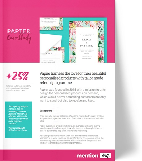 Papier Referral Programme Case Study
