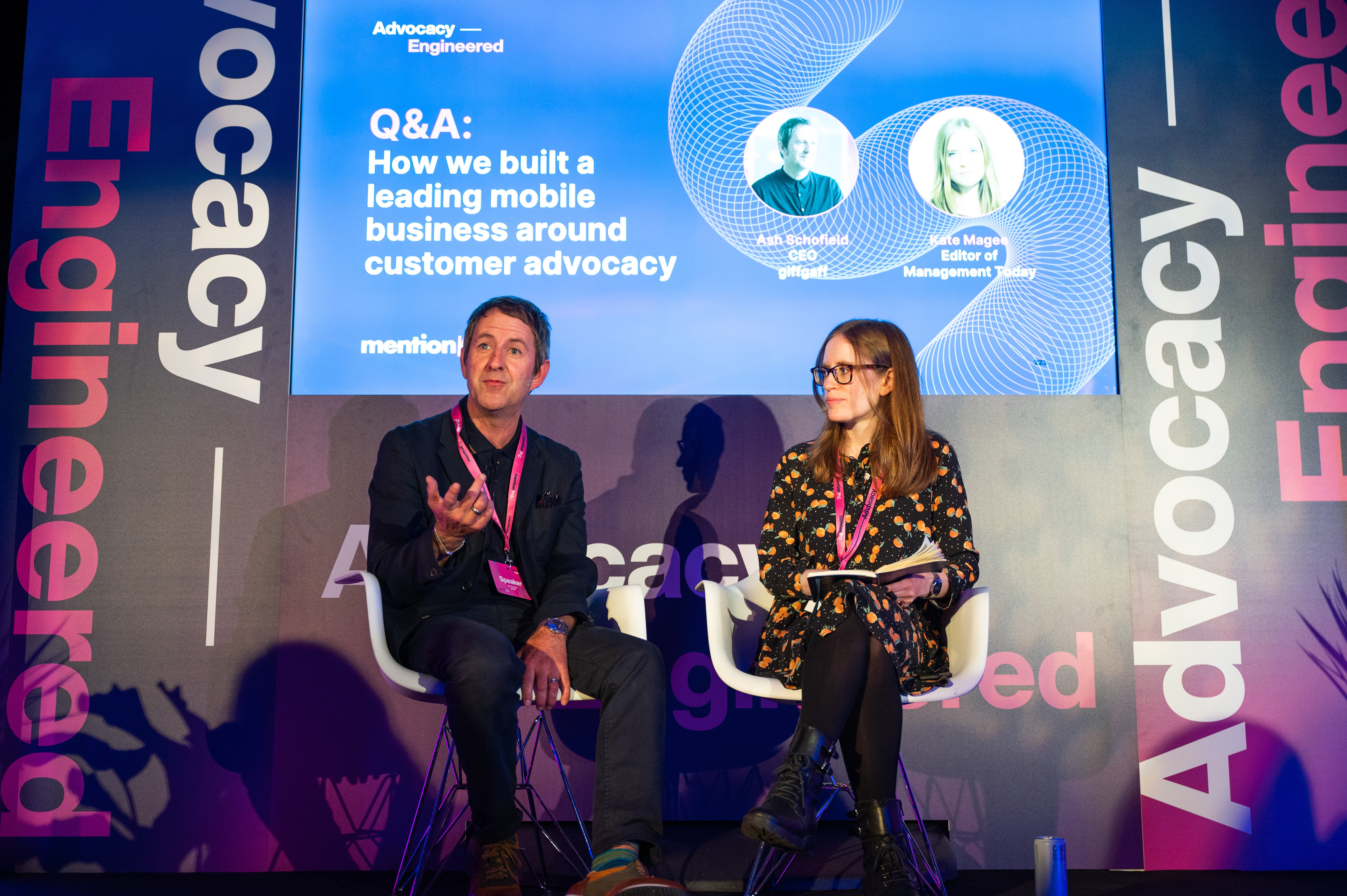 Ash Schofield, CEO at giffgaff, discusses his attitude towards customer advocacy with Kate Magee, editor of Management Today