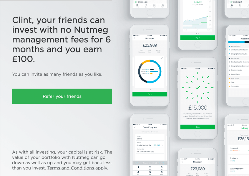 Nutmeg refer-a-friend programme