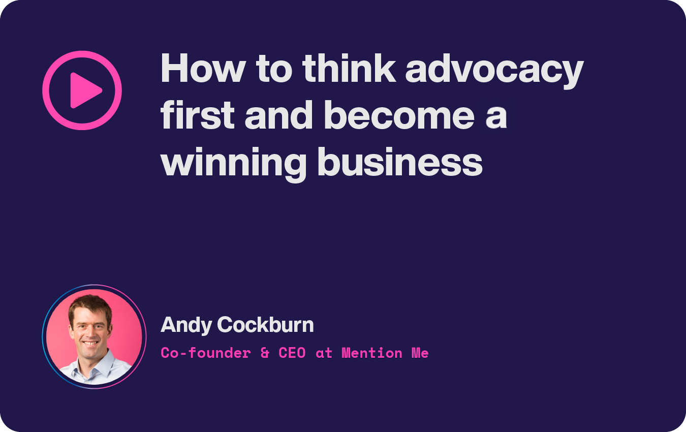 Video - How to think advocacy-first and become a winning business