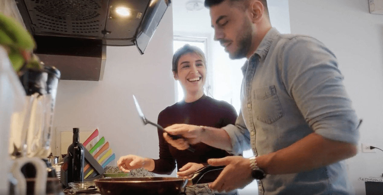 cooking couple