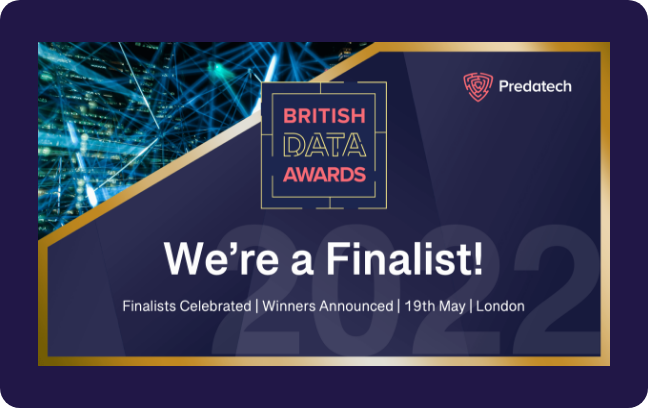 We’re a British Data Awards 2022 Finalist@2x